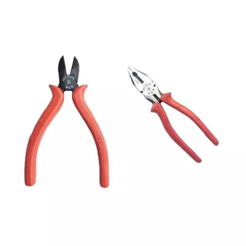 Sky Blue 2 Pcs 8 inch Lineman Plier Combo, SBE_PLIER_COMBOS_COMBO_751
