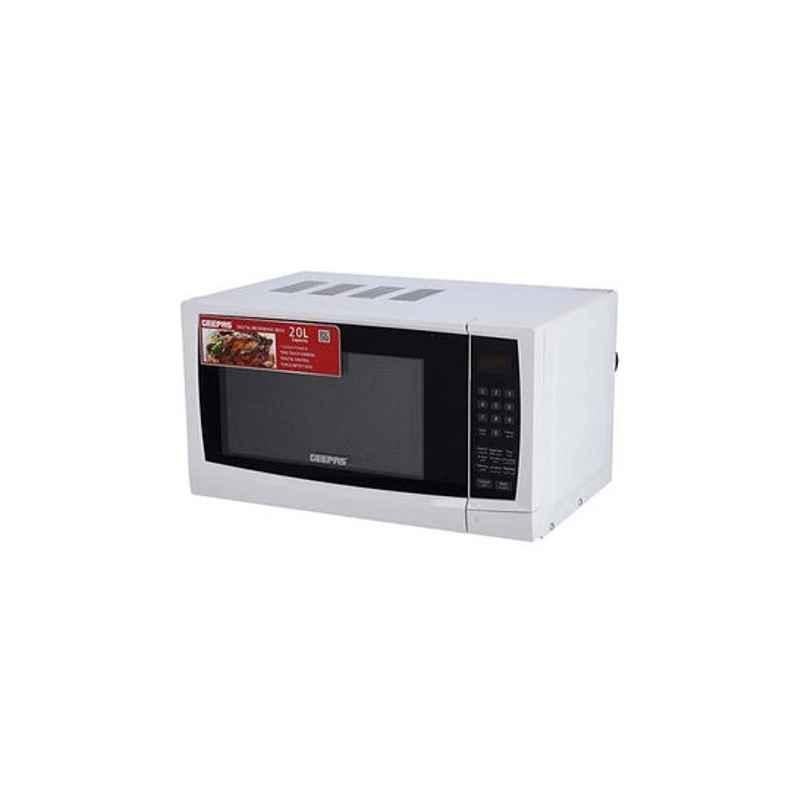 Geepas 20L 1200W White Digital Micro Oven, GMO1895