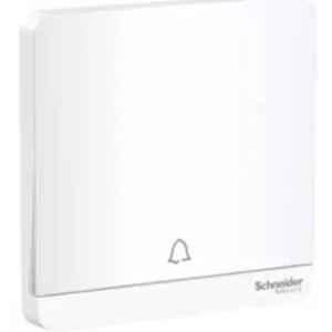 Schneider Electric AvatarOn E8331BPL1_WE_G8 1 Gangs 10A Push-Button for Doorbell with LED White