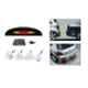 JBRIDERZ White Car Reverse Radar System Car Parking Sensor Kit