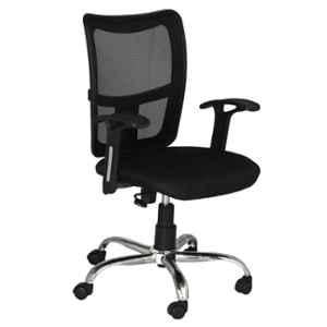 High Living Bravo LB Net & Cloth High Back Black Office Chair