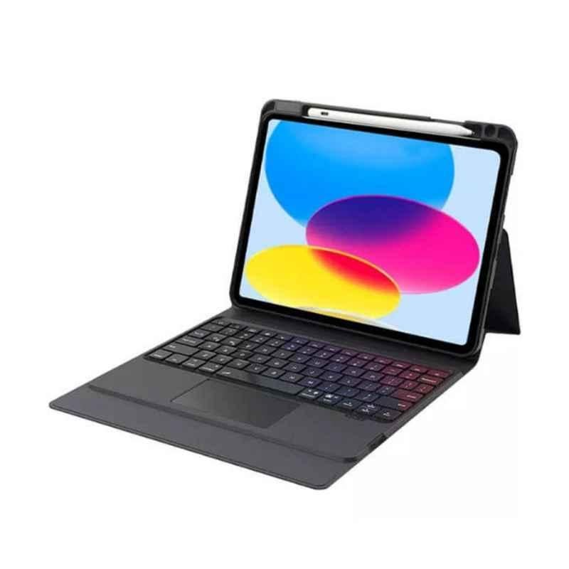 Protect Gray Wireless Keyboard Case with Touchpad for iPad 10th Gen 10.9 inch, WR112