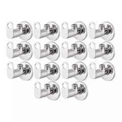 Fastgear Prime Stainless Steel Silver Chrome Finish Angle Valve, FG059 (Pack of 14)