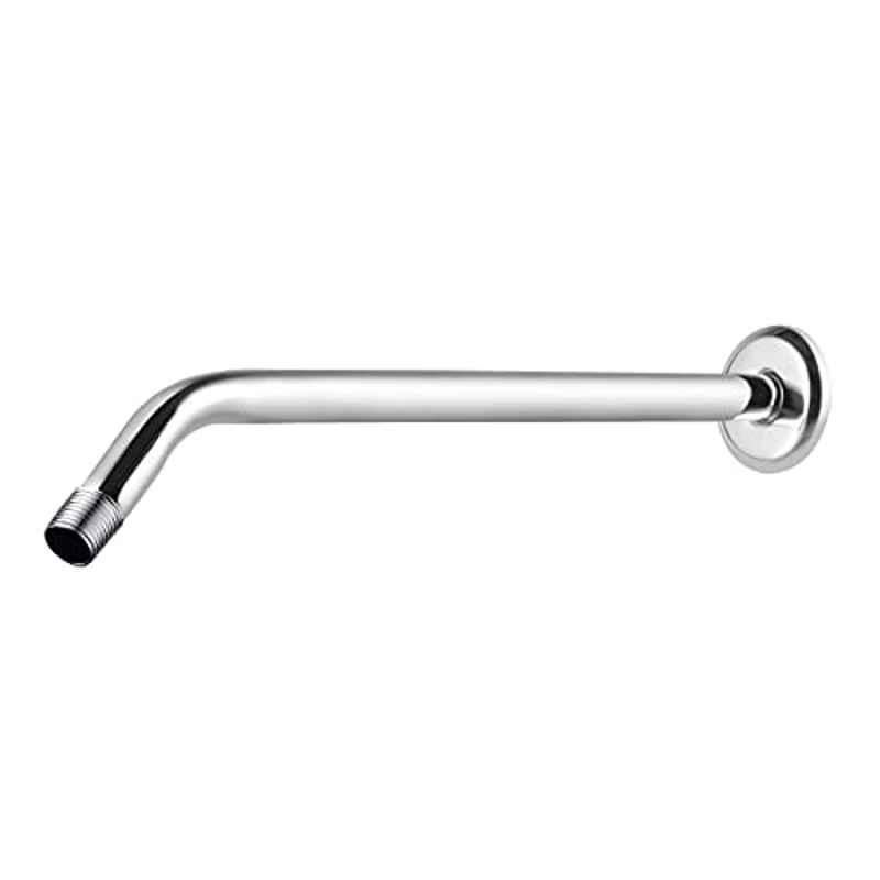 Ruhe 12 inch Premium Stainless Steel Round Half Bend Shower Arm, 14-0101-07