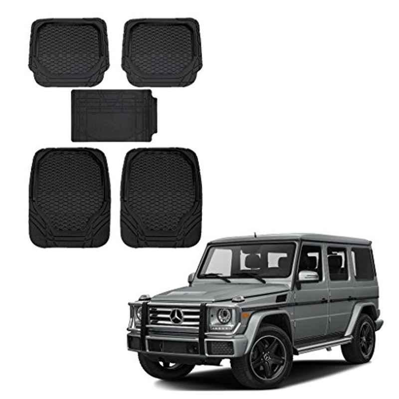 Kozdiko 8855TW 5 Pcs Rubber Black Rubber Car Mat Set for Mercedes Benz G-Class