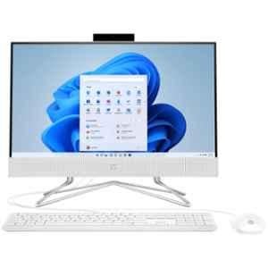 HP DD0786 Snow White All-in-One Desktop PC with AMD Ryzen 3 3250U/4GB/512GB SSD & 21.5 inch Display