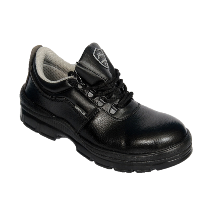 Liberty Glider Steel Toe Black Work Safety Shoes, Size: 9