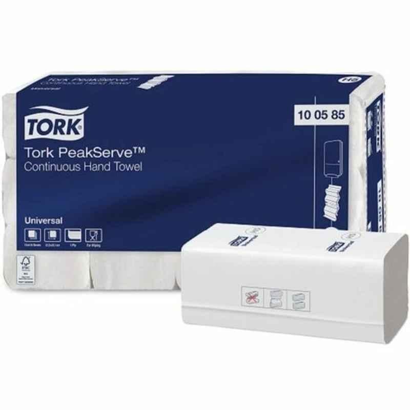 Tork Continuous Hand Towel Tissue, PeakServe, 1 Ply, 410 Sheets
