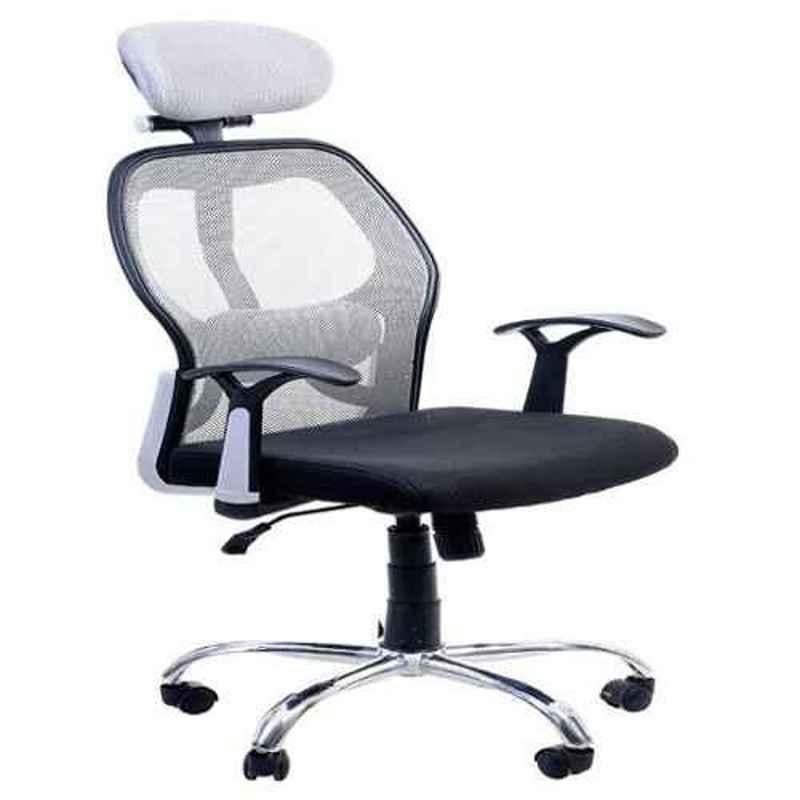 Regent Matrix Net & Metal High Back Black & Grey Mesh Chair