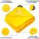 TRUPACK 11x10ft 170 GSM HDPE Yellow Heavy Duty Multi Purpose Tarpaulin Tent with Carry Bag, TRU-1701110YLW
