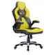 Caddy Yellow & Black Gaming Ergonomic Chair with Headrest, MISG8