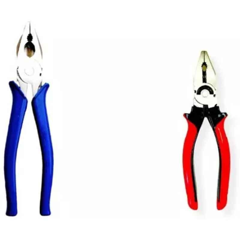 Sky Blue 2 Pcs 7.8 inch Lineman Plier Combo, SBE_PLIER_COMBO_MOD_00262
