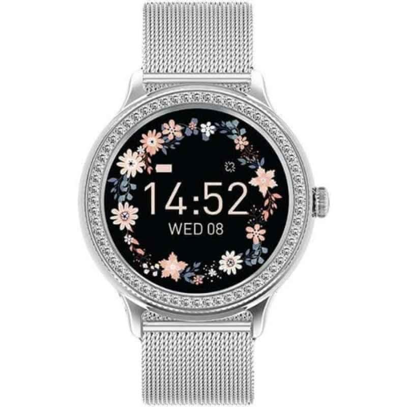 Xcell Zohra 1.1 inch Silver Fitness Tracker, XL-WATCH-ZOHRA1-SFSSTEEL