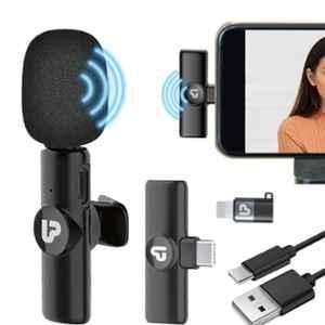 Ultraprolink Sonic Black Omnidirectional Wireless Lavalier Microphone with 5hr Play Time, UM1191-1