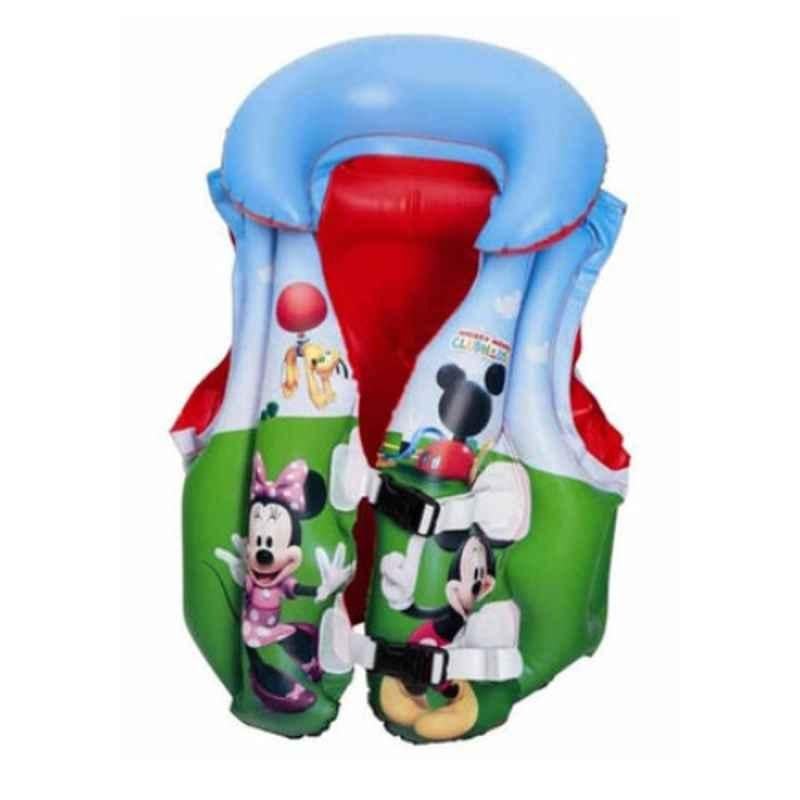 Bestway 51x46cm Multicolor Mickey Clubhouse Inflatable Swim Vest