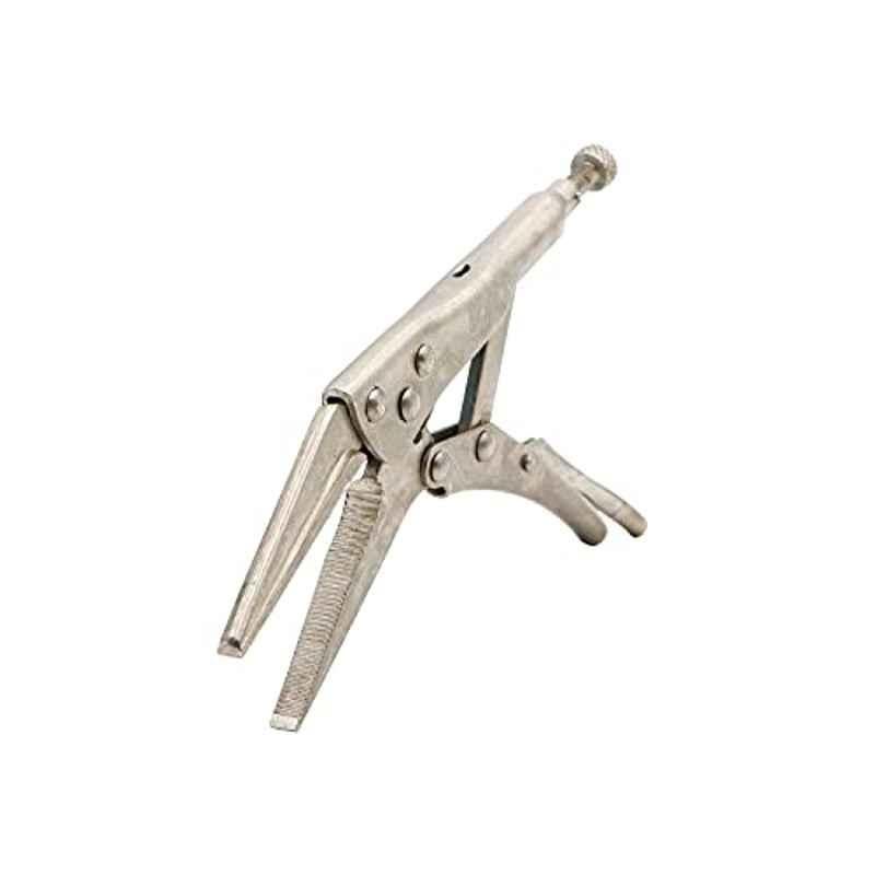 Max Germany 7 inch Alloy Steel Silver Nose Grip Plier, 331-07