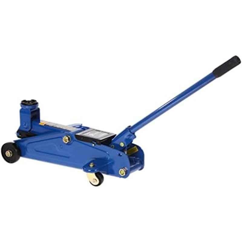 VTOOLS 2 Ton Alloy Steel Blue Heavy Duty Hydraulic Trolley Floor Jack for Car, VT5100