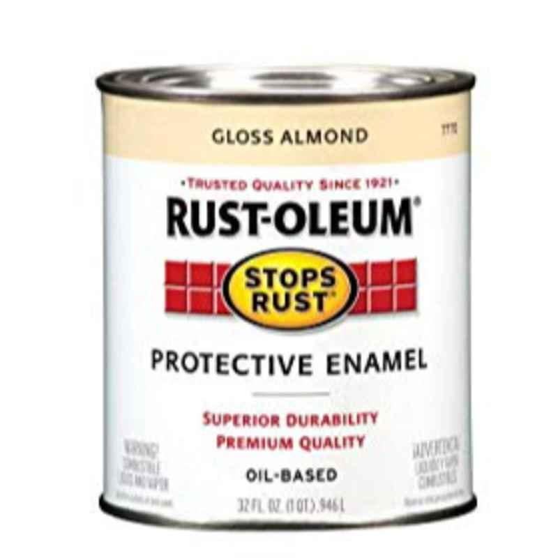 Rust-Oleum Stops Rust 32 fl Oz Almond 7770502 Gloss Protective Enamel