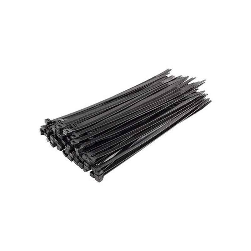 Generic 370mm 3.6mm Black Cable Tie, CT370B
