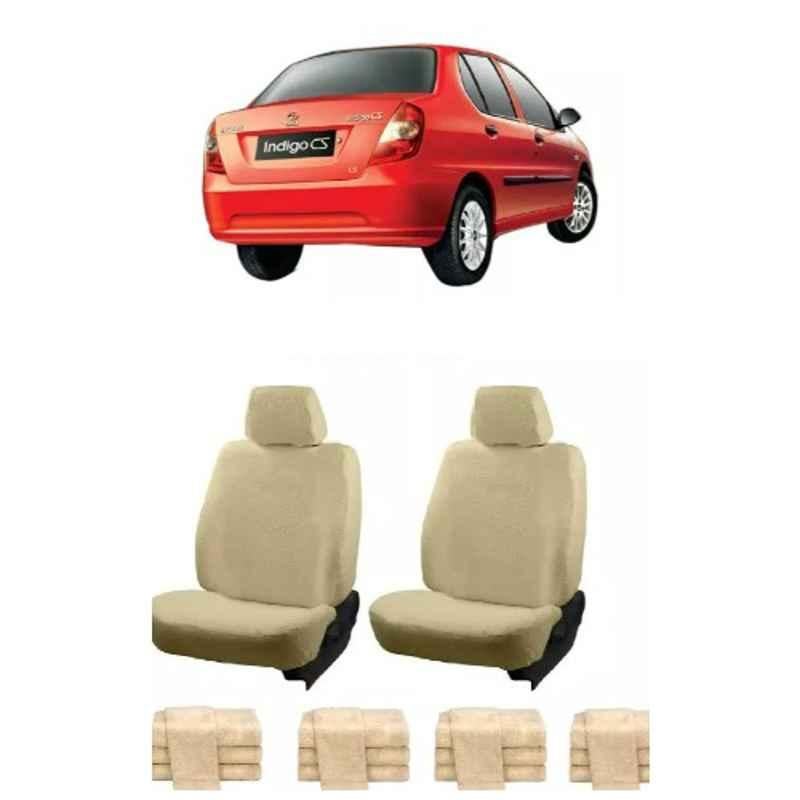 Oscar Beige Aut-Sn-4258 Towel 1 Pcs\\Set Tata Indigo Car Seat Cover