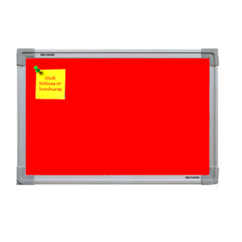 Nechams Notice Board Economy Combo Color Red NBRED43TF