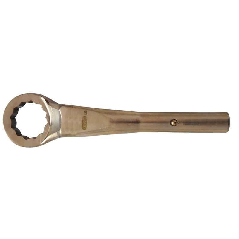 KS Tools Bronze Plus 1.13/16 inch Aluminium Offset Single Ring Spanner, 963.8061