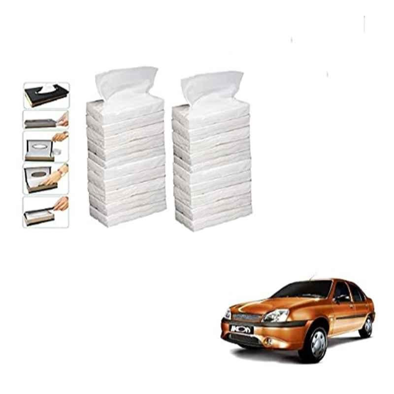 Kozdiko 100 Pulls Dispenser Box Refiller Tissue Paper with 200 Sheets for Ford Ikon (Pack of 20)