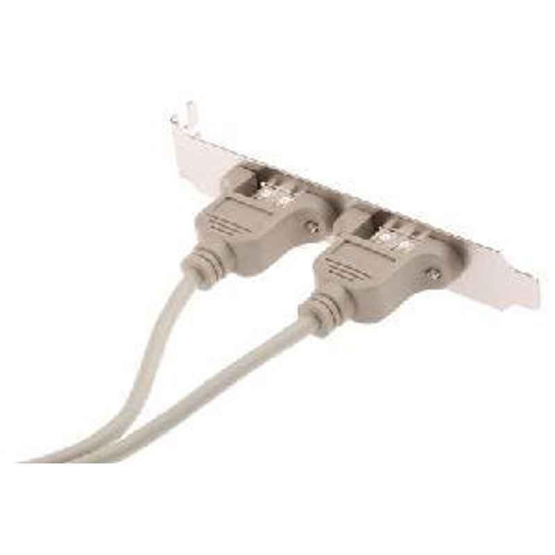 RS Pro 200 mm Female USB A x2 to Female DIN Cable Assembly