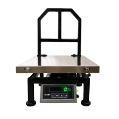 Monet 14x14 inch 100kg Stainless Steel Platform Weighing Scale with Dual Display & 2 Days Battery Backup