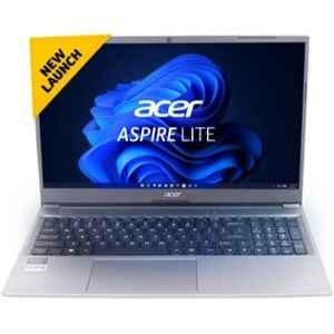 Acer AL15-41 Aspire Lite Thin & Light Steel Grey Laptop with AMD Ryzen 5 Hexa Core 5500U 16GB/512GB SSD/Windows 11 Home & 15.6 inch Display, UN.431SI.296