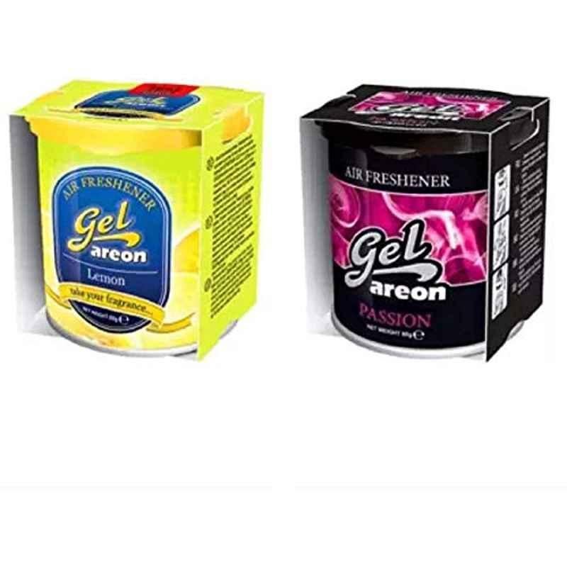 Areon Lemon & Passion Gel Car Air Freshener