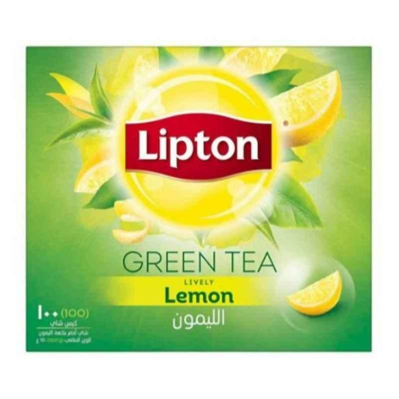 Lipton 100 Pcs 1.5g Lemon Green Tea Box
