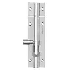 Plantex Stainless Steel Tower Bolt/Tower Bolt for Home, Offices Doors & Windows/Tower Bolt for Main Door/Door Latch/Kundi/Chitakini/Door Latch for Windows (Chrome-Silver, 4 inch)