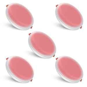 Fybros Roso 8W Polycarbonate Red Round Junction LED Downlight, FLS5338E (Pack of 5)
