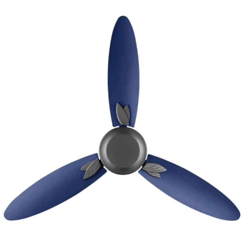 Usha Bloom Magnolia 78W Sparkle Grey & Blue Anti Dust Ceiling Fan, Sweep: 1250 mm