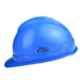 Allen Cooper Blue Polymer Nape Type Safety Helmet with Chin Strap, SH-701-B (Pack of 10)