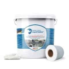Elephant Shield 5 Litre Liquid Rubber Water Based Waterproofing Sealant with RF Fabric for Sheet Joints, Bolt Holes, Gutter Joints, Roof & Wall Crack, Solar Panel, Cut Out & Damp Wall