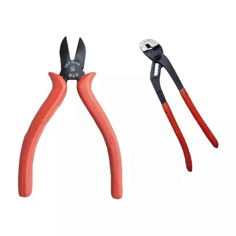 Sky Blue 2 Pcs 7.8 inch Diagonal Plier Combo, SBE_PLIER_COMBOS_COMBO_596