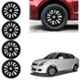 Auto Pearl 4 Pcs 14 inch ABS Black Wheel Cover Set for Maruti Suzuki Swift Dzire T-1