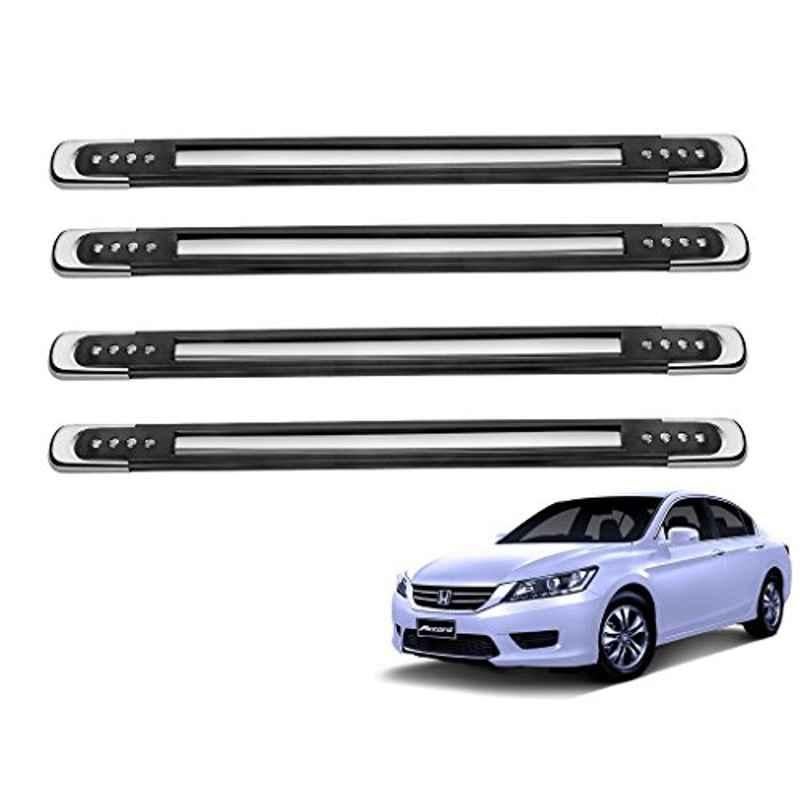 Kozdiko 4 Pcs Designer Black Bumper Protector Set for Honda Accord, Koz-27282
