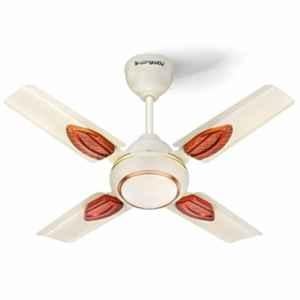 Longway Kiger P1 50W 4 Blade Ultra High Speed Ivory Decorative Ceiling Fan, Sweep: 600 mm