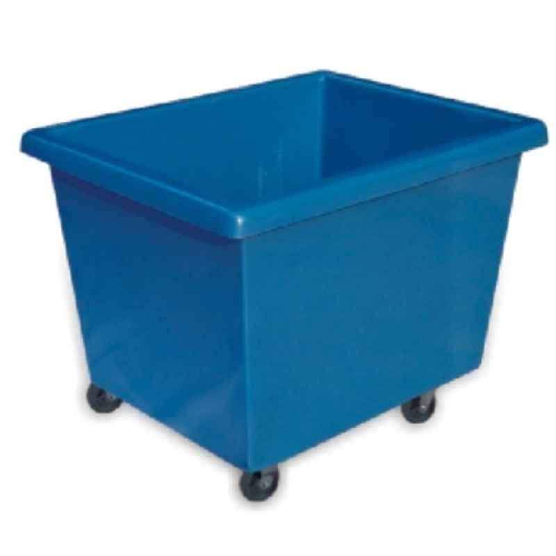 Baiyun 96.5x76x76cm Blue FRP Laundry Cart (S), AF08218