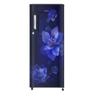 Whirlpool 192 Litre 3 Star Blue Single Door Refrigerator with 2 Toughened Glass & Non Inverter, 72816