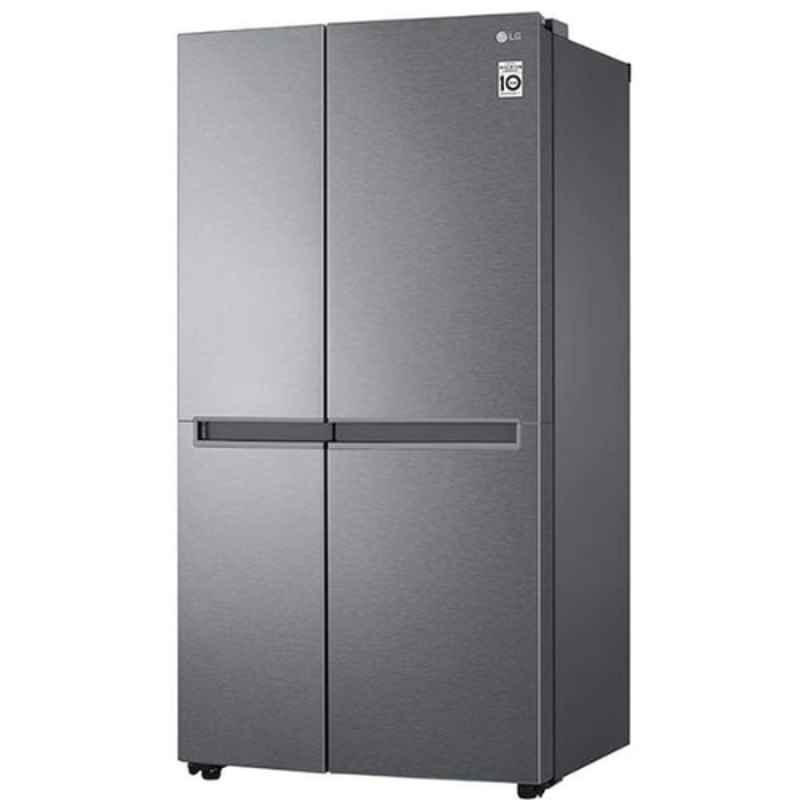 LG 688L Grey Double Door Refrigerator