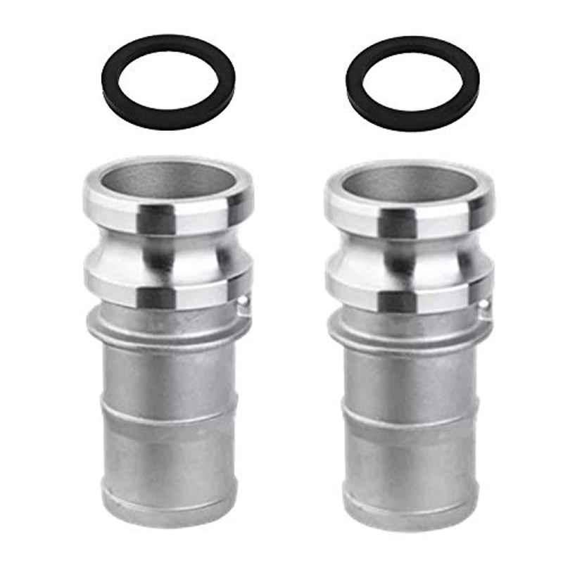 Safby 1.5 inch Aluminium Type E Cam & Groove Hose Fitting (Pack of 2)