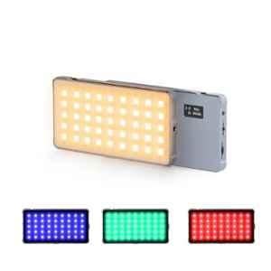 Digitek 12W 2500-9900K Ultra Slim Multicolour LED Video Light with HSI Mode & 4000mAh Battery, LED-D132 ML RGB