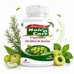 Zenius India 60 Pcs Hair O Care Capsules with Amla, Harhar, Ashwagandha, Bhringraj & Saunf for Promotes New Hair Growth & Reduces Hair Fall