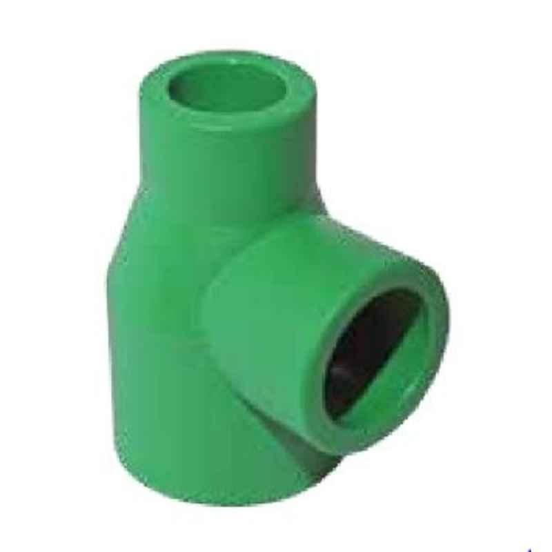 Hepworth 32x20x25mm PP-R Green Reducing Pipe Tee, 4302903220321 (Pack of 125)