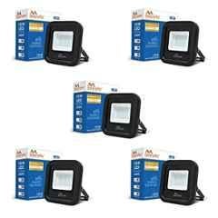Murphy 10W 6500K Cool White Aluminium LED Flood Light for Outdoor (Pack of 5)