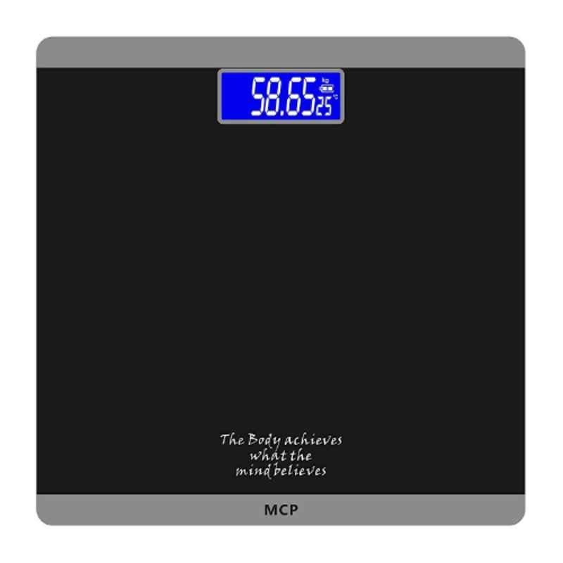 MCP Achiever BLGR01 180kg Black Electronic LCD Weighing Machine